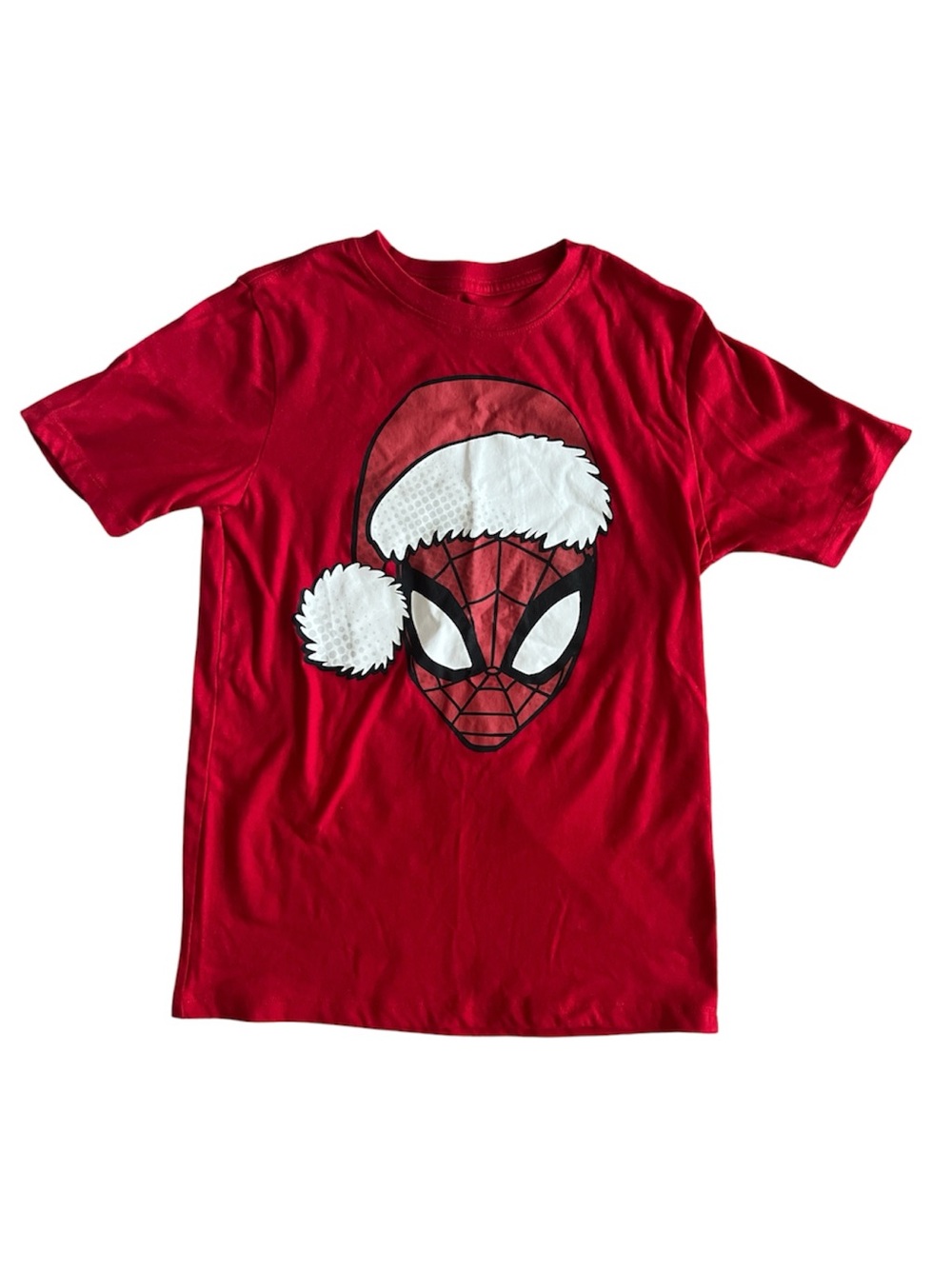 Red Spider-Man Holiday Graphic Tee - Kids Size 10/12